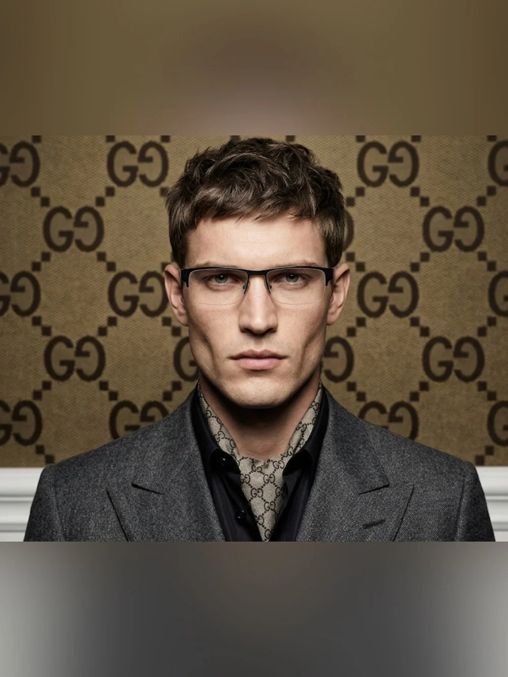 Authentic Gucci luxury designer signature vintage eyeglasses sunglasses frames
